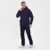 Male sweatshirt is laid down, the color is gray, size 52