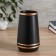 Vase Ceramics "Vera" 8.5x10.5x18 cm, black-gold