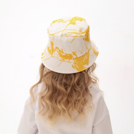 Panama Children's Minaku "Tai-Dai", white/yellow color, rn 54-2