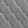 Nabbage on the front seat, velor, size 55 x 150 cm, gray