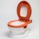 UNITAZ pot, white/red color