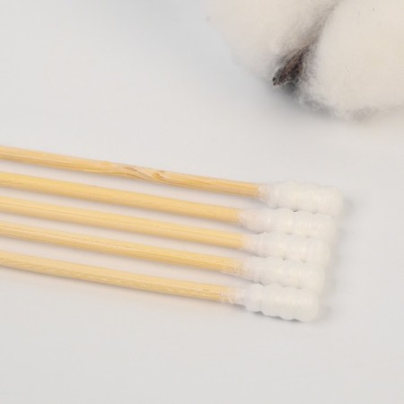 Cotton sticks in the tube 100 pcs., Tip - spiral, cotton/bamboo (stick)-2