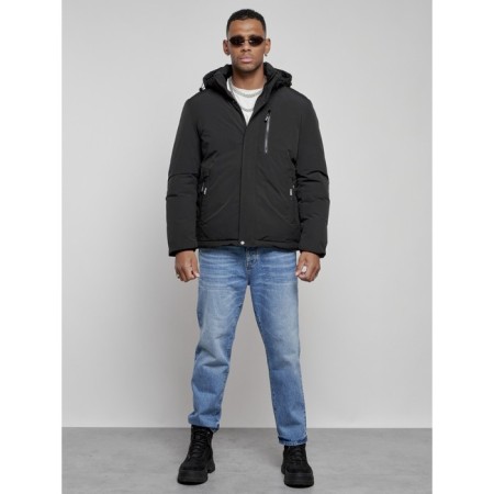 Sports male winter, size 58, black color