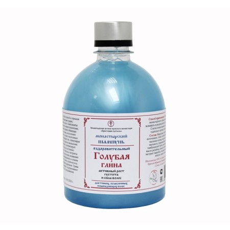 Monastic shampoo "Blue Clay", Salusfant 500 ml-3
