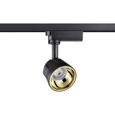 TRUKOL LOW KNOF, 1x10W LED, 4000K, 900LM, 1-F, Black Color Black