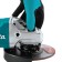 Corner grinder Makita GA7082, 2700 W, 180 mm, 8500 rpm, dissolving the clutch