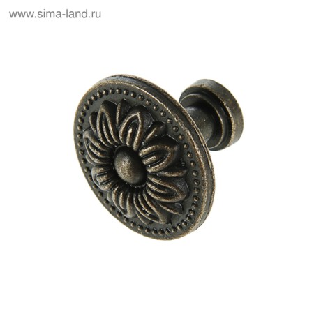 Handle button tundra Vintage 004, bronze color, 8 pcs TMP