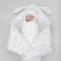 Set for discharge Demi-season Kinderlitto "Rabbit", 5 items, height 50-56 cm, white color