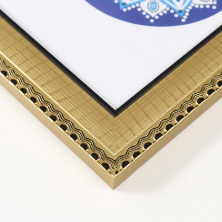 Photo frame plastic 13x18 cm "Tanzania" gold 21.7x16.7x1.2 cm-3