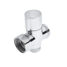 Zein Z741 divertor, for the mixer, zinc body, ceramics, chromium color