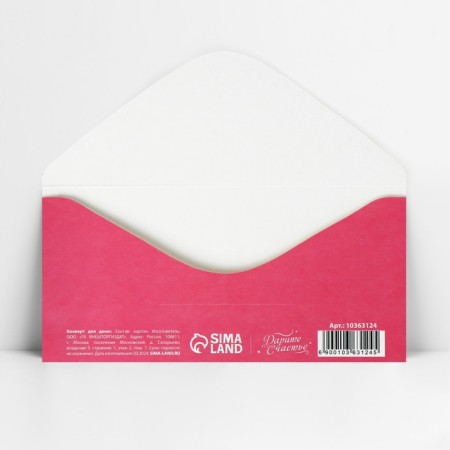 Money envelope “Happy Birthday!”, Balls and Cake, 16.5 x 8 cm-3