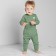 Basic cuffs with bass cuffs, height 74 cm, green color