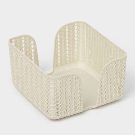 Napkin "Knitting", color white rattan-3