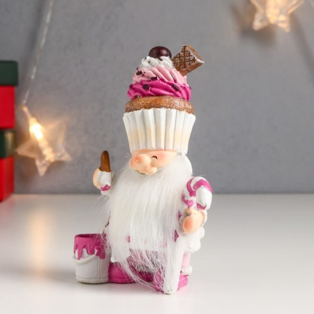 Suvenir Polystone "Santa Claus Sweeter" 12x4.5x7.5 cm-2
