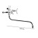 Accoona A7379 bathtub, two -wound, brass, chrome