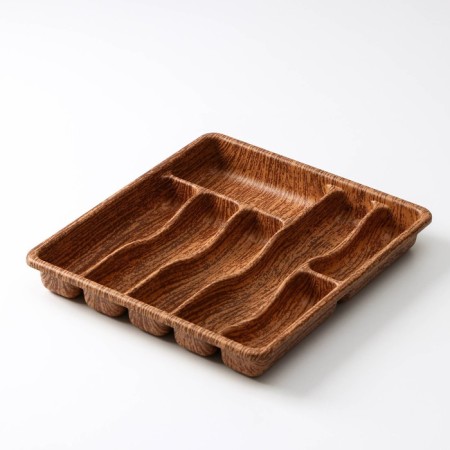 Tiles for cutlery "Woody", 36 × 31.5 × 5 cm, 7 departments-5
