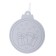 Christmas tree decoration for painting "Gift" 4 pcs., Brush