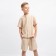 Set for a boy (shirt, shorts) minku beige color, height 158