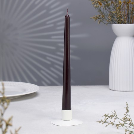 Antique candle, 2.3x 24.5 cm, 12 pieces, black-2