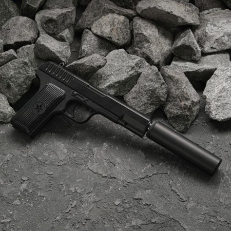 Strikeball gun "Galaxy" TT, with a muffler, feces. 6 mm