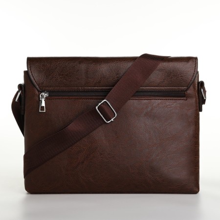 Male bag, brown color-3