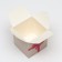 The box is folding, square pillow, "pink bow" 10 x 10 x 10 cm,