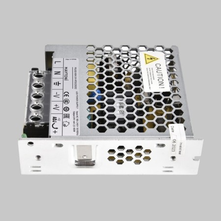 Power supply LED Strip 220202, 60W, 3x8.2x9.9 cm, silver color-1