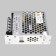 Power supply LED Strip 220202, 60W, 3x8.2x9.9 cm, silver color