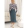 Women's skirt, size 48, green color