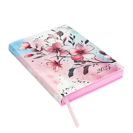 Daily Datir 2025 A6+ 176 Escalada Sakura, Soft Okvl, Single, Tis F, Kr BL 70g/M2-3