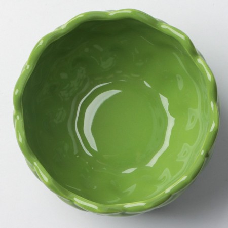 Ceramic “Artishki” sauce, 10 cm, 250 ml, green color-3