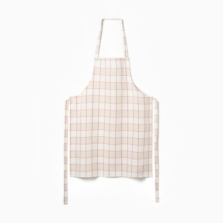 New Year. Apron Ethel "Bright Cage" 60x70 cm, 100% HL, mobbled 186 g/m2-3
