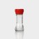 Three -position glass mill, 80 ml, red color
