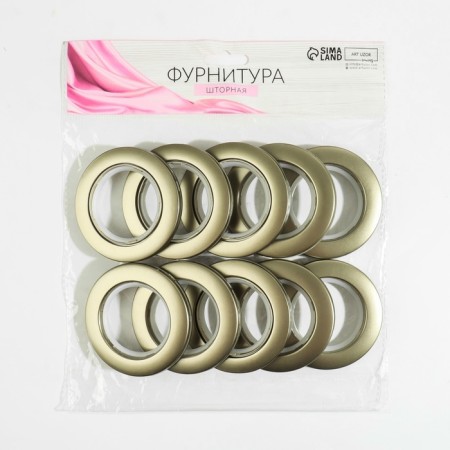 Curtains, d = 4.1/7.5 cm, 10 pcs, bronze color-3