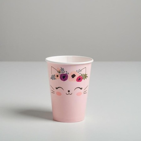 A glass for flowers "Kotik", 350 ml-1
