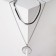 Piece "chain" Sunny Circle, color silver, l = 54 cm