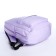 School backpack from textiles on lightning, 3 pockets, lilac color