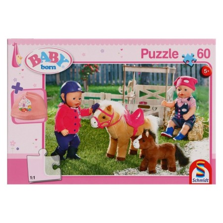 Puzzle Baby "Farm Pony", with a gift, 60 elements-1