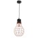 Lamp Bayerlux 34522/1 E27 40W Black-pink gold 19x19x36-136 cm