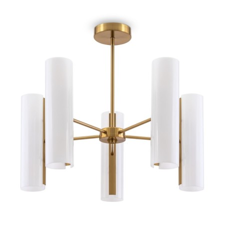 Freya FR5368CL-10BS FIRE, 600x600x490 mm ceiling lamp, E14, 10x40W, brass color-2