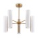 Freya FR5368CL-10BS FIRE, 600x600x490 mm ceiling lamp, E14, 10x40W, brass color