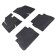 Rubber rugs ’grid’ for Hyundai Santa Fe II New, 2010-2012