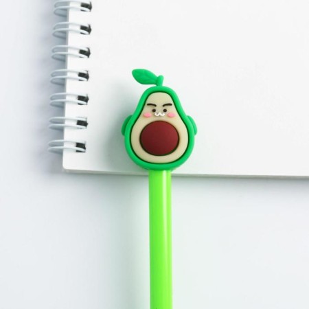 Chancellery set "Hello Avocado": magnetic bookmarks 2 pcs and pen-4