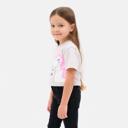 T-shirt Baby shortened KAFTAN "Unicorn" R.28 (86-92)-1