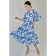 Women's dress, size 58, blue color