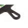 Spatula SIBRTTS 85457, 4x4 mm tooth, stainless steel, plastic handle, 250 mm