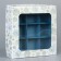 Box for sweets "Happy New Year", snowflakes, 14.7 x 14.7 x 3.5 cm, New Year