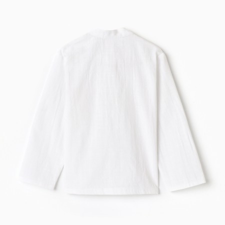 Рубашка для мальчика KAFTAN Linen, р.28 (86-92см) белый-7