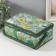 Casket for needlework "Green Flower Polyanka" 24x16x11 cm