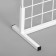 Coil-west grid 70 × 20.5 × 35 cm, white color (powder coating)